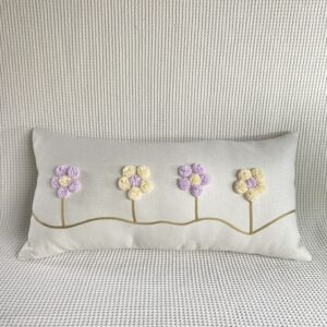 Capa Almofada de Flores